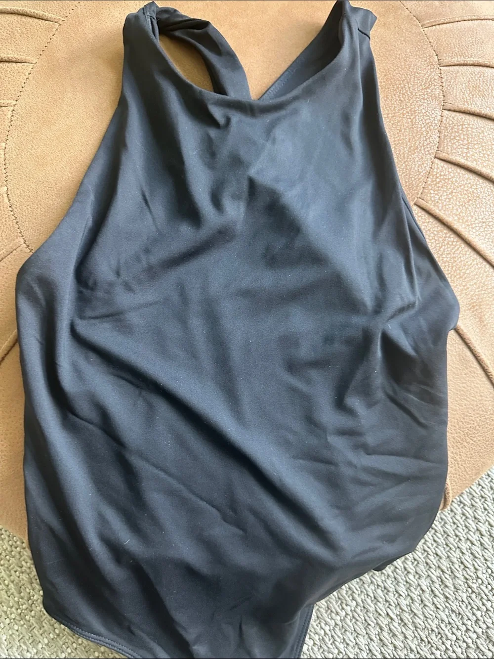 Black Racerback Bodysuit - Picture 7 of 7